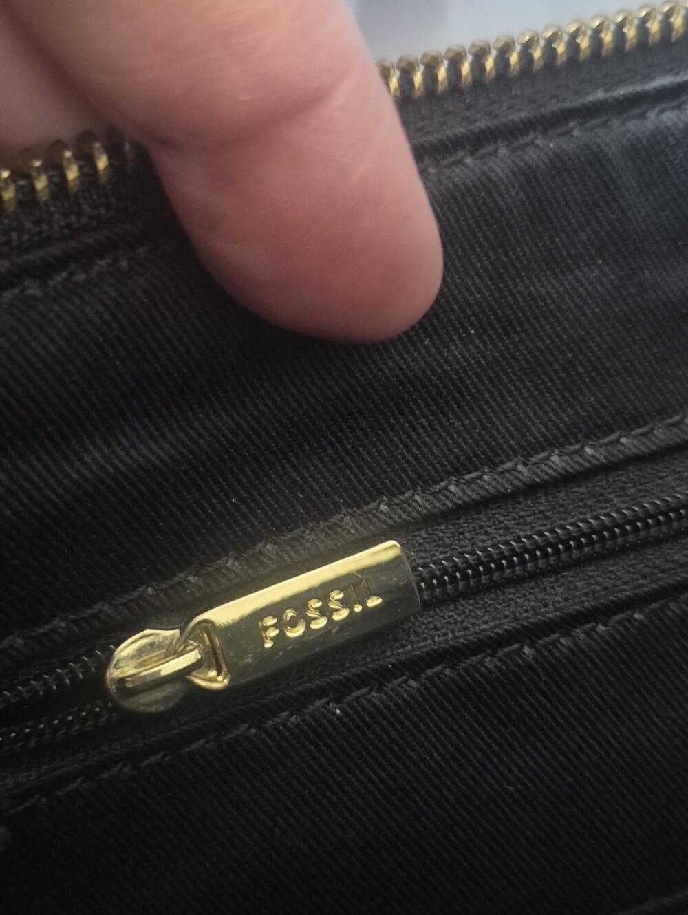 Black Leather Crossbody - Picture 9 of 9